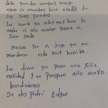 Brief von Edgar